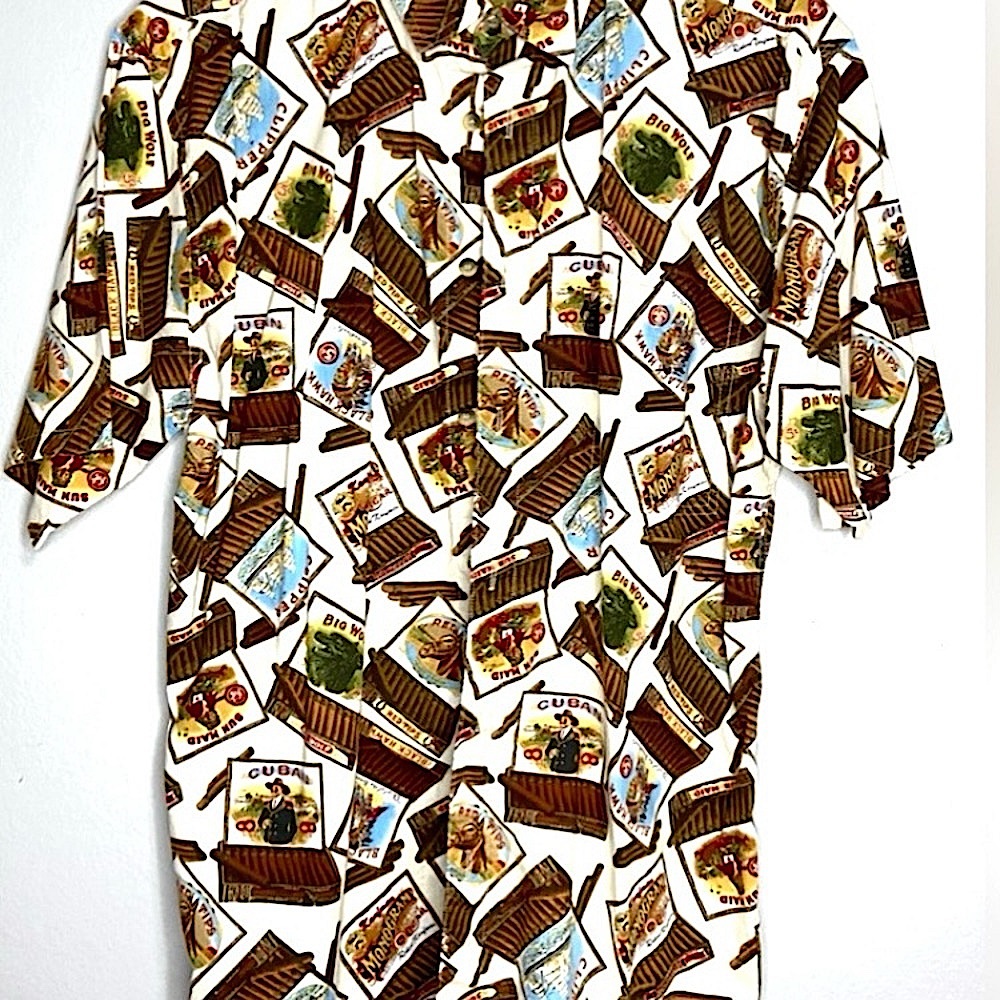 Button Down Shirt - Cigar Box theme